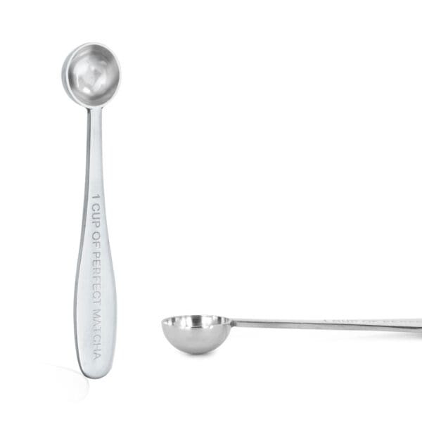 A spoon and a ladle are shown side by side.